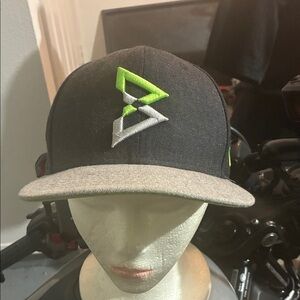 New Era beast mode Black and Gray Hat with Green Logo